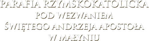 Parafia Rzymskokatolicka Pod Wezwaniem Świętego Andrzeja Apostoła w Małyniu